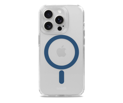 Etui / obudowa na smartfona Holdit MagSafe Case iPhone 15 Pro Denim Blue/Transparent
